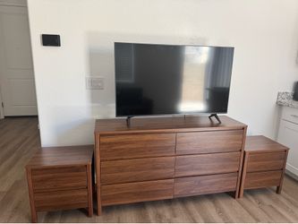(1) Dresser & (2) Night Stands