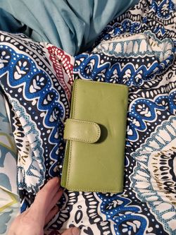 Green Coach Wallet