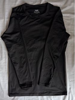 NIKSA Men’s Compression long sleeve T-Shirt – Black (Size S) – New, Never Worn
