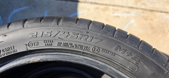 3-COOPER ZEON RS3-G1 TIRES SIZE 215/45/R17