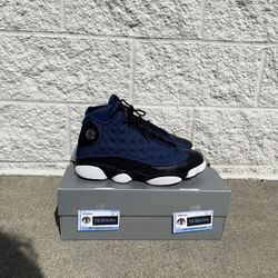 Nike Retro Air Jordan Brave Blue Navy 13s Size 11.5 Mens , 13 Womens Asking 150$ Great Condition 100% Authentic 153Kicks On Instagram!!