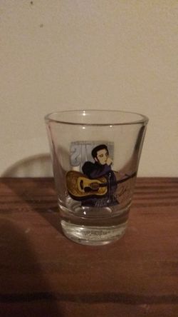 Elvis Presley shot glass