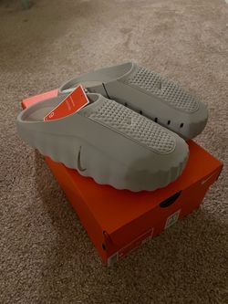 Nike Mind 001 Men's Pregame Mules Light Smoke Grey/ Size M 9.