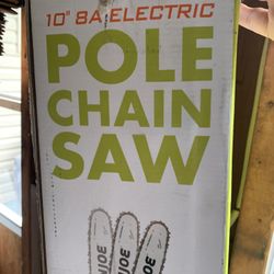Sun Joe 10 in. 8 amp Electric Pole Chain Saw Camo