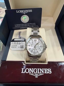 Longines Conquest Chronograph Stainless Steel Watch