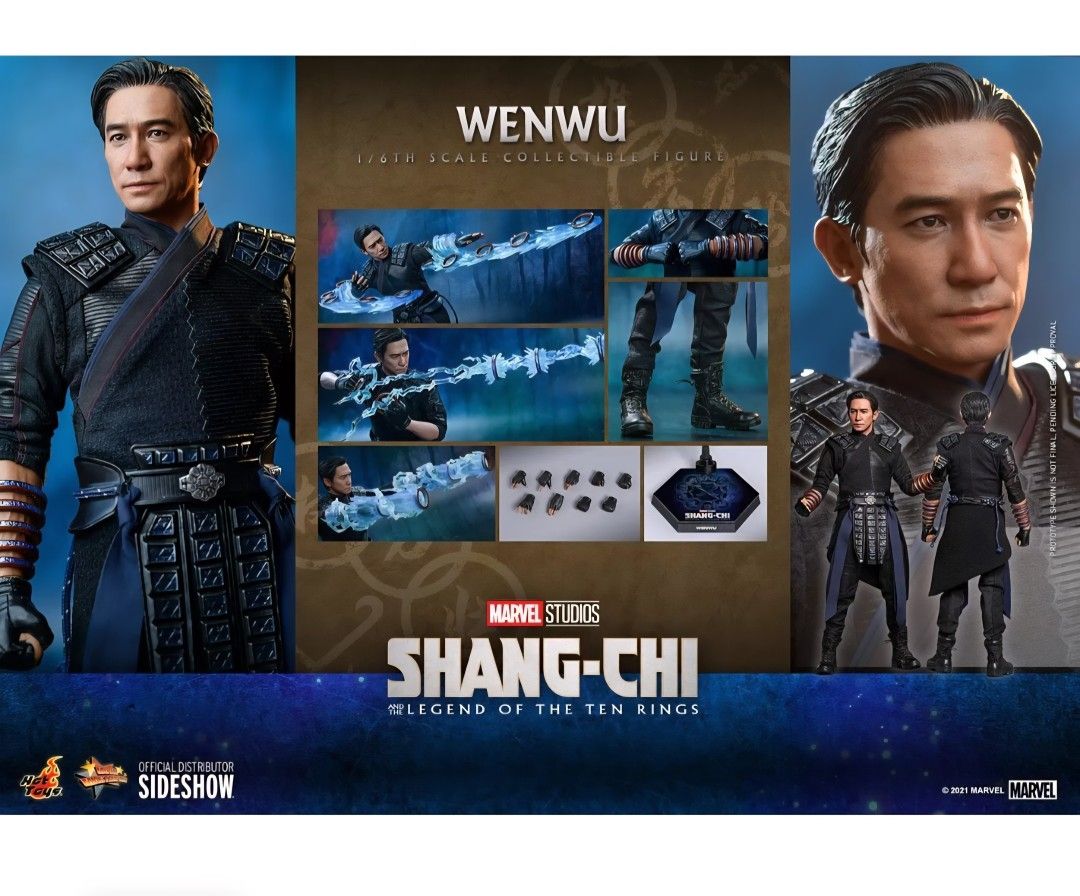 HOT TOYS MARVEL  SHANG-CHI WENWU THE TEN RINGS  1/6 SCALE FIGURE NEW IN BOX