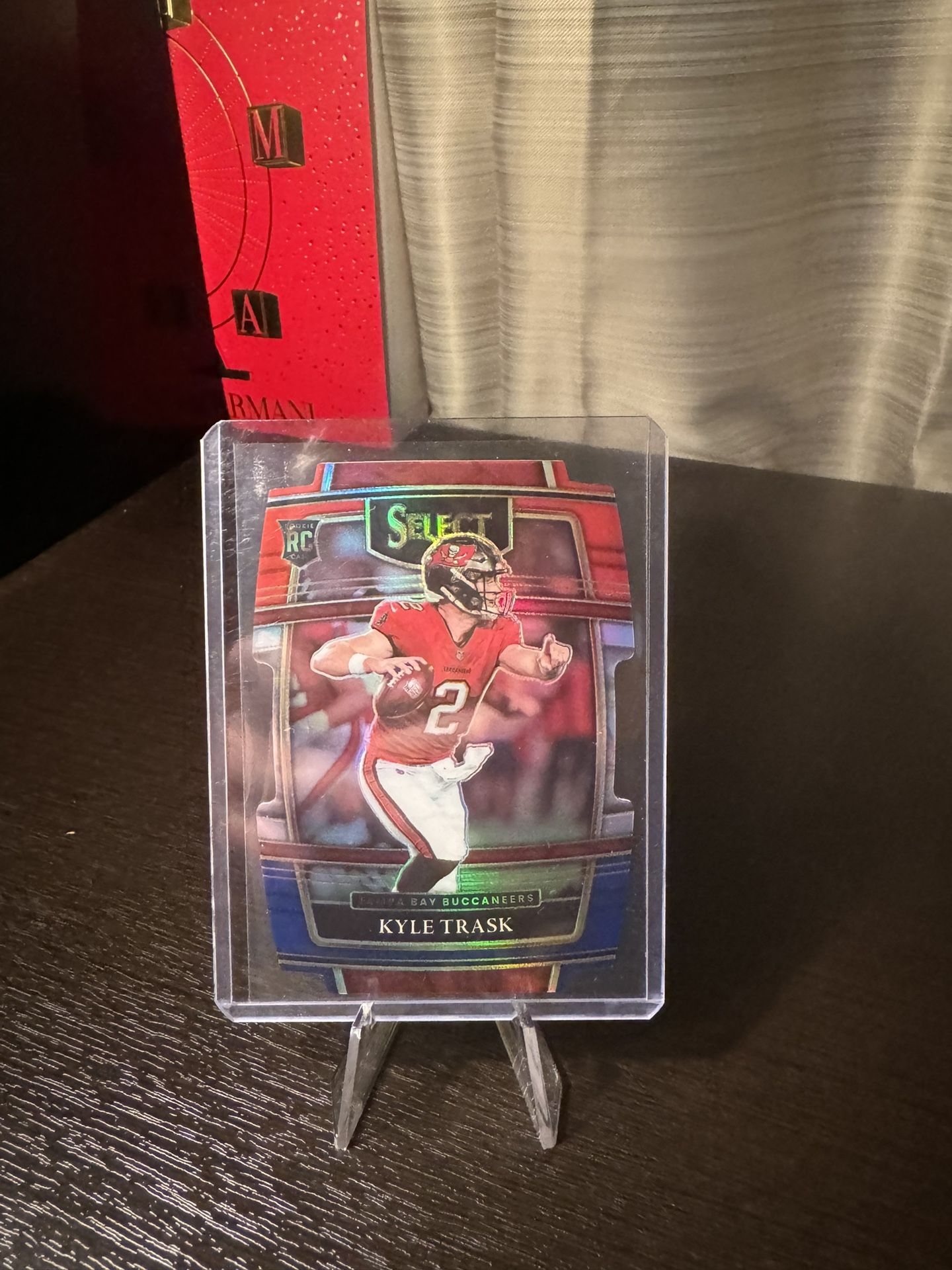 Kyle Trask Rookie Die Cut Red, White and Blue