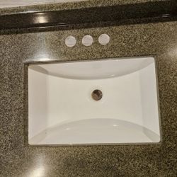 Like New - Cultured Marble Vanity Top/Sink