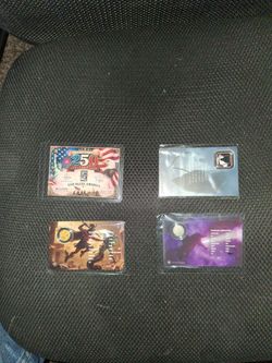 $80. Gold/Silver/Platinum and Copper!!!4 fractional precious metal cards!!!