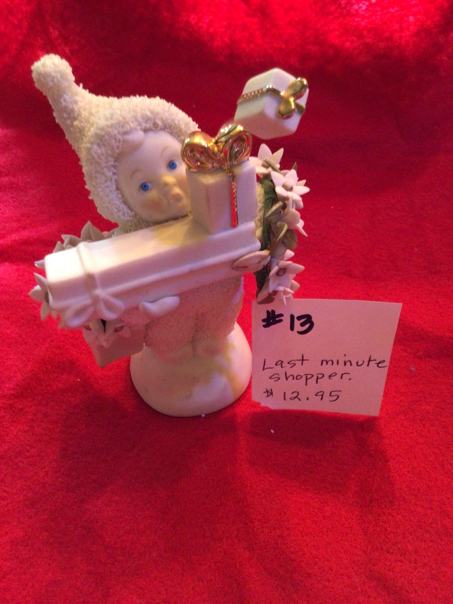 Department, 56 Christmas snow, babies, ornaments and limited edition