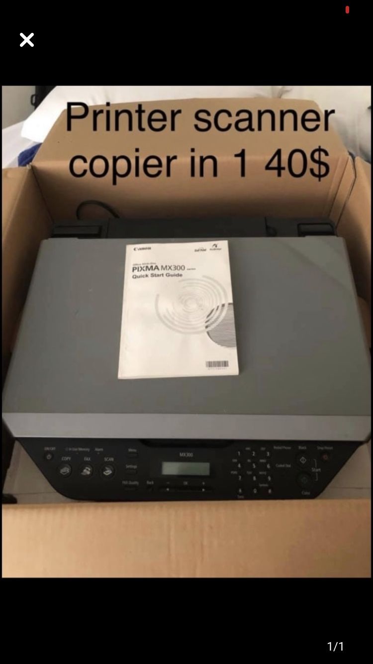 Copy scanner and printer in 1