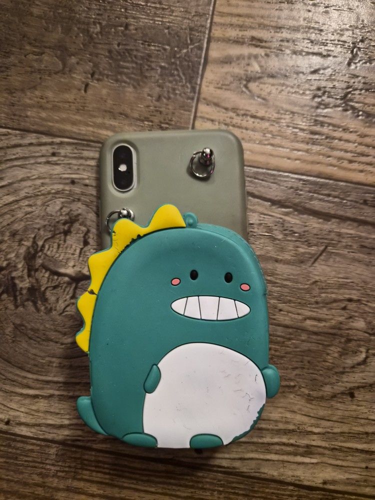 Iphone X phone case with wallet