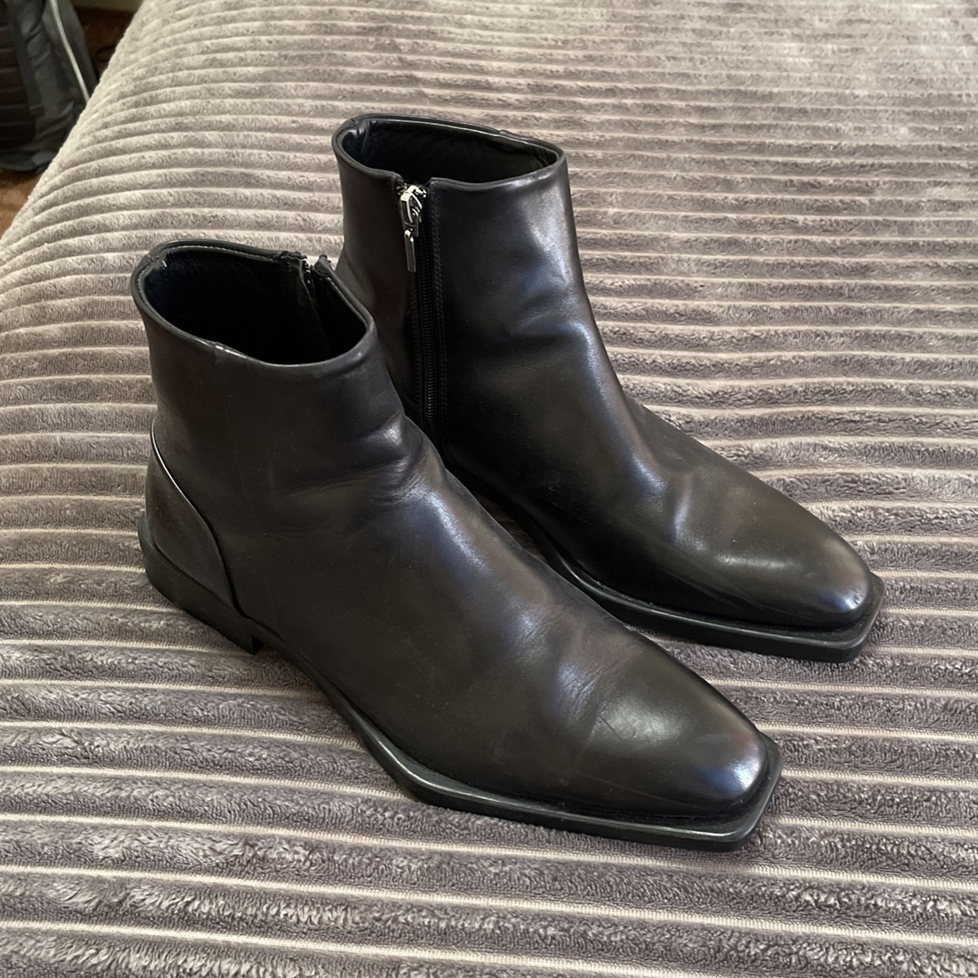 Black Zara Men’s Boots Size 41
