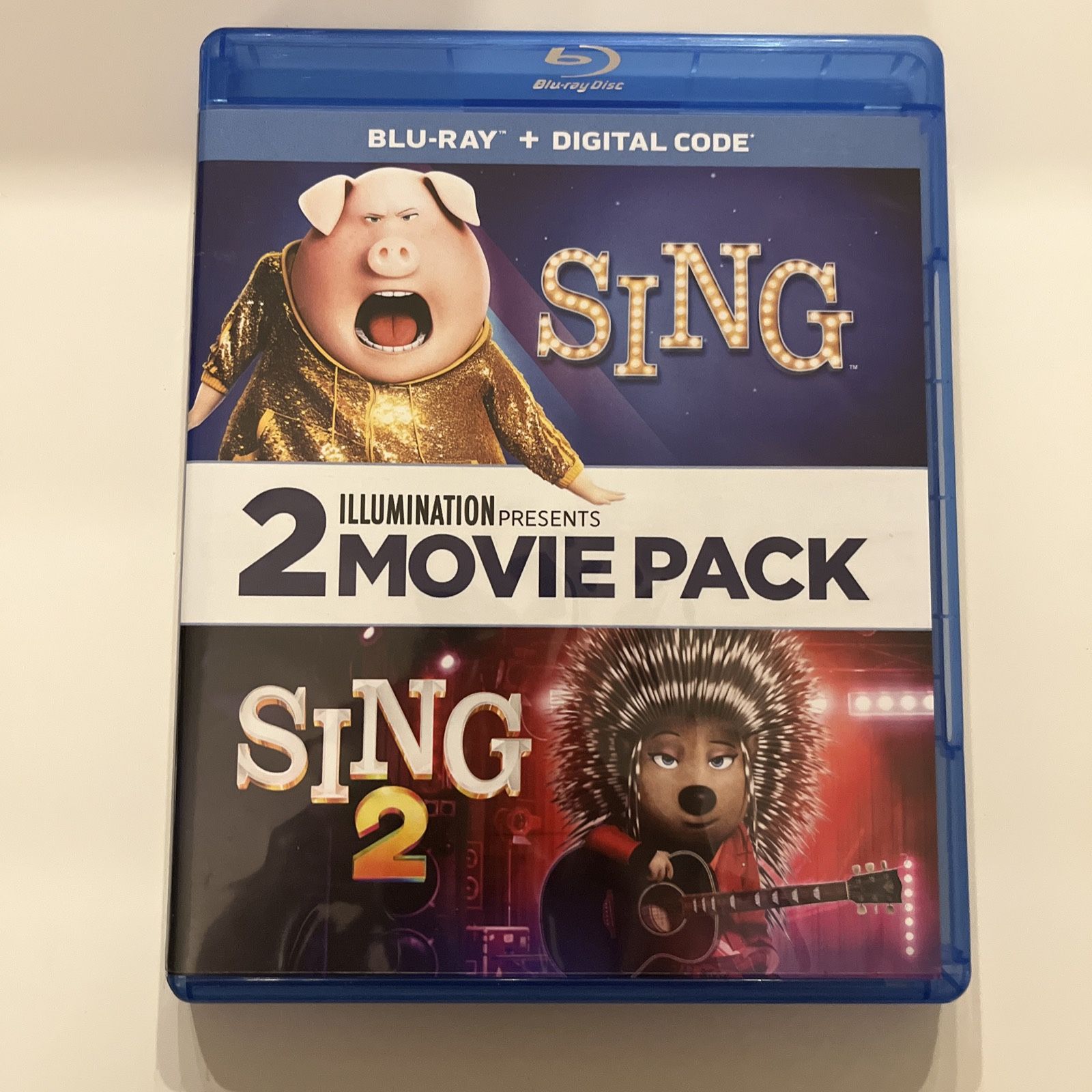 Sing / Sing 2 Blu-ray Matthew McConaughey No Digital