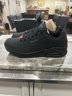 9.5M Sketchers 52458w Black