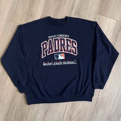 Vintage San Diego Padres Pullover Crewneck Sweatshirt Hoodie 