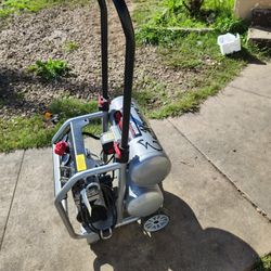 
Husky
4.5 Gal. 175 PSI Portable Electric Oil-Free Quiet Twin Stack Jobsite Air Compressor w/Rubber Wheels and 2-Quick Couplers