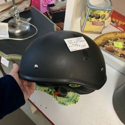 sz Large Street and Steel black open road helmet