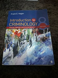 Introduction to criminology 8th ed