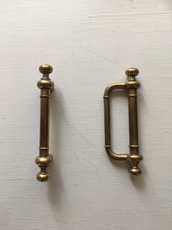 Solid brass cabinet handles