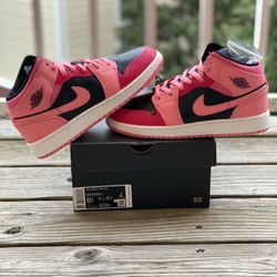 Jordan 1 Mid “PINKSICLE”  GS Size 6.5  $125