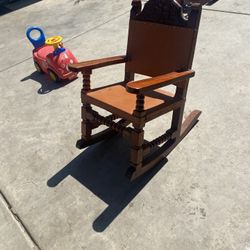  2 Mexican Antique Rocking Chair For Kids!