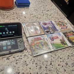THE LEGEND OF ZELDA 3DS XL And ZELDA GAMES.