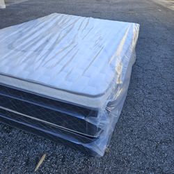 BRAND NEW PILLOW TOP MATTRESSES ✅
COLCHONES NUEVOS PILLOW TOP 💯‼️
QUEEN SIZE $150 ❌ $210 With Box Spring
FULL SIZE $140❌ $200With Box Spring💥
T