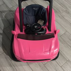 Baby Girl Pink Walker 