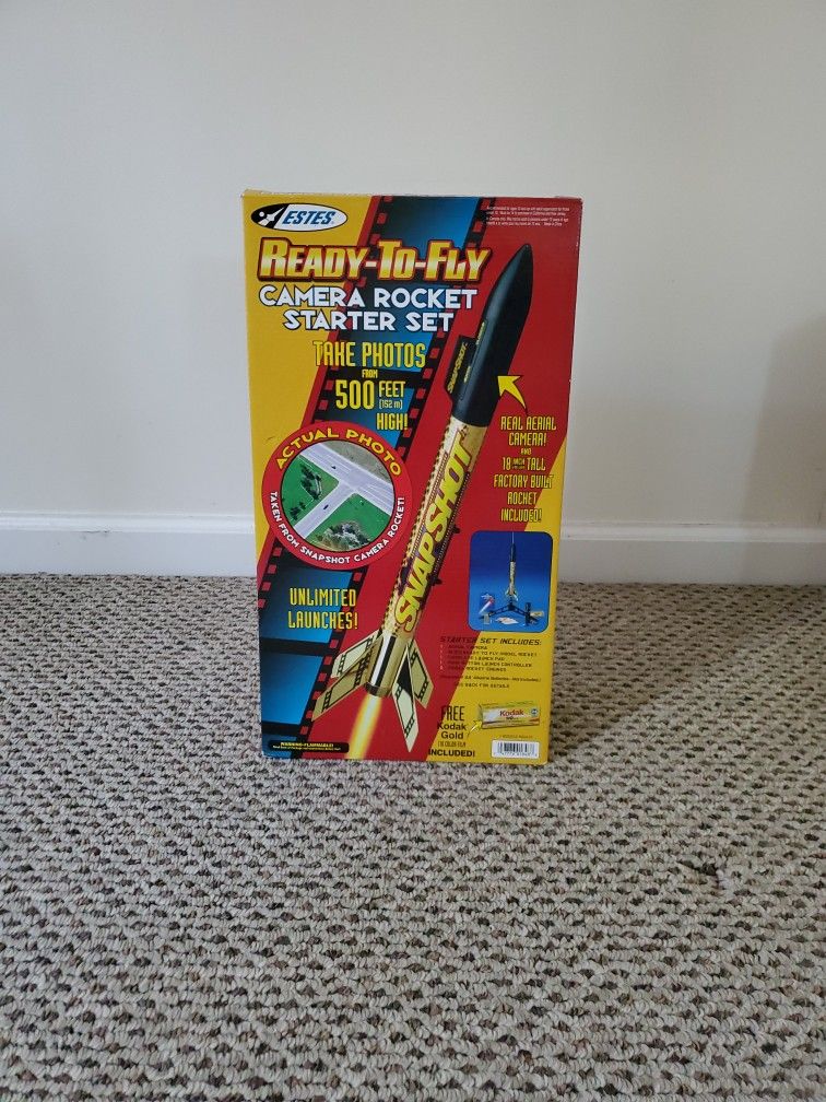 Ready To Fly Camera Rocket Starter Set