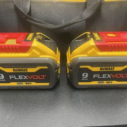 FLEXVOLT 20V/60V MAX Lithium-Ion 9.0Ah Battery Pack (2 Pack)