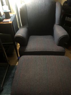 Flexsteel Chair And Ottoman