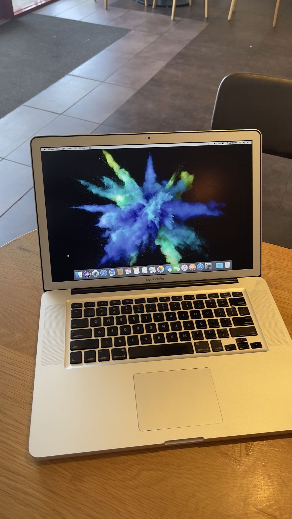 Apple MacBook Pro 15” display core i7 processor 4GB RAM 256GB SSD