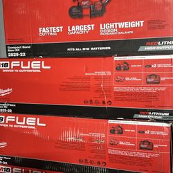Milwaukee Fuel Compact Band Saw Tool Only New Nuevo $280 Each Cada Uno Firm Price No Menos ❌