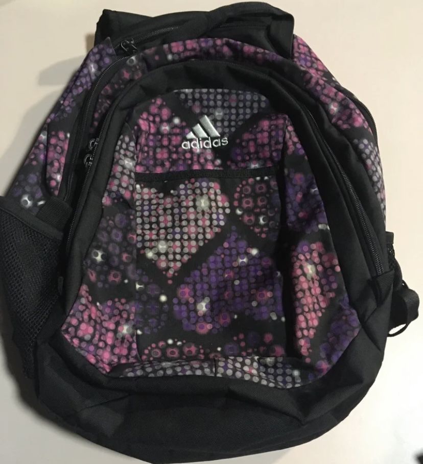 Adidas 16” X 12” Full Size Multi Compartment Backpack - gently used like new