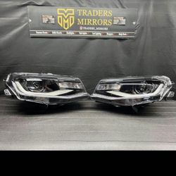 2016 - 2018 Chevy Camaro Headlights Black NEW Upgrade