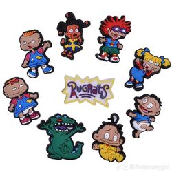 Entire set of Rugrats Croc Charms Croc Charms as shown in images 