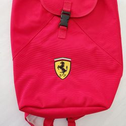 NEW Ferrari Drawstring Backpack