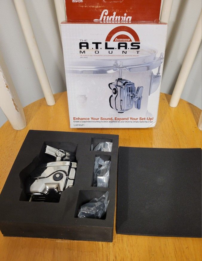  Ludwig LAPAM1 Atlas Single Mount Bracket Drum Set Mounting Hardware NEW 
