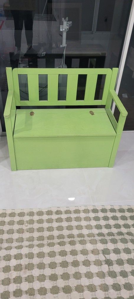 Kids StorageToys Bench Wood