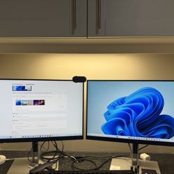 HP E23 Monitors X2