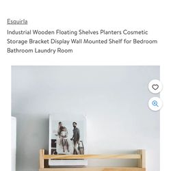4 Wooden Floating Shelf