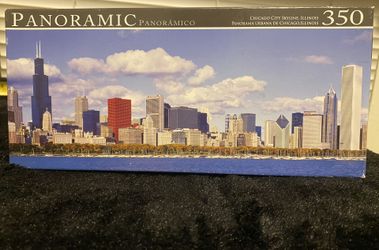 Chicago city skyline  puzzle 350 Pieces