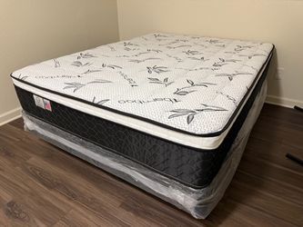King Bamboo Orthopedic Pillow Top Mattress and Boxspring!