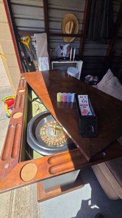 3 in one poker blackjack roulette bar/game table