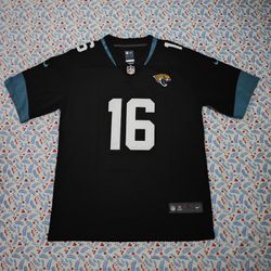 Jacksonville Jaguars Trevor Lawrence Black Jersey No. 16 