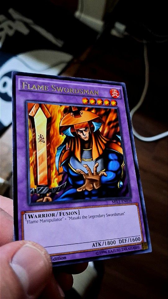 Yu-gi-oh 1996 1st Edition Flame Swordsman