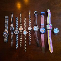 Lot of 10 working Disney watches