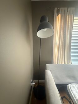 Grey Floor Lamp