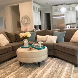 Beautiful U Sectional-Gray 